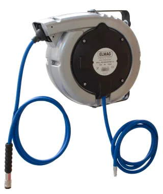 ELMAG Automatischer Schlauchaufroller, Serie ROLL AIR, geschlossene Bauweise - 42180