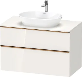 Duravit D-Neo Konsolenwaschtischunterbau wandhängend Weiß Hochglanz 1000x550x664 mm - DE496800422000 DE4968004220000