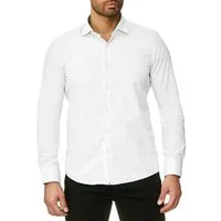 Reslad Langarmhemd Reslad Herren Hemd Kentkragen Unicolor Langarmhemd RS-7002 (Herrenhemd) Freizeithemd Businesshemd mit Stretch-Anteil