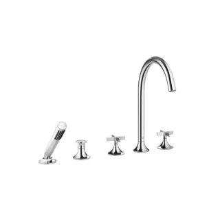 Dornbracht Vaia Wannen-Fünfloch-Armatur 27522809-00 chrom, für Wannenrandmontage