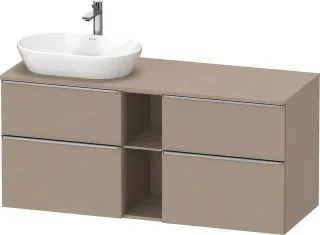 Duravit D-Neo Konsolenwaschtischunterbau wandhängend Leinen Matt 1400x550x664 mm - DE4970L70750000 DE4970L70750000