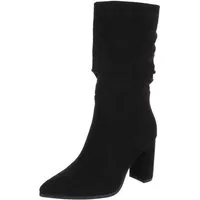 Ital-Design Elegante Damen Boots mit Blockabsatz für Freizeit und Events High-Heel-Stiefel (90851784) Blockabsatz Stiefel in Schwarz