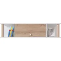 Beautysofa Hängeregal FIGO mit 1 Tür und 2 offenen, Modernes Kinderzimmer Regal, Breite: 125 cm