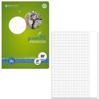 Staufen Schulheft STAUFEN Green Schulheft Lin8f A5 16 Blatt 90g/qm 5x7mm rautiert mit Ra
