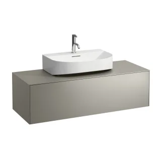 LAUFEN Waschtischunterschrank SONAR f.HWB H816341/2 1175x455 1 Schubl. Ausschn. Mitte Titan, H405451 H4054510340421