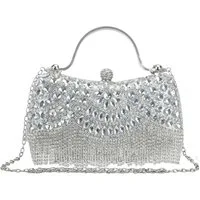 Zaewry Clutch Handtasche Abendtasche Brauttasche, Beuteltasche Damen