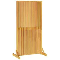 vidaXL Raumteiler Sichtschutz Braun 79,5 x 50 x 150 cm Massivholz, 1-tlg.