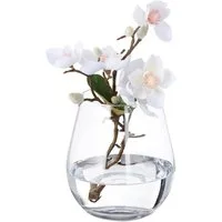 relaxdays Dekovase Blumenvase aus Glas (1 St), L