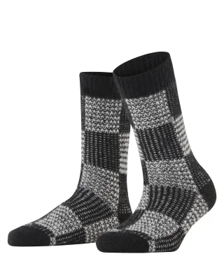Burlington - Burlington Charming Checks Damen black - Gr. - 38.5