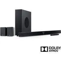 Teufel CINEBAR 11 Surround für Dolby Atmos "4.1-Set" Soundbar (Bluetooth, 150 W, Dolby Atmos, kristallklares VFD-Display (dimmbar)