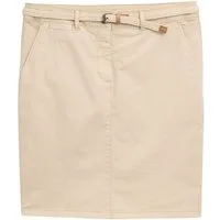 TOM TAILOR Bleistiftrock skirt chino summer beige