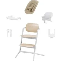 Cybex Hochstuhl Cybex Lemo 2.0 Hochstuhl 4in1 Set mit Neugeborenenset