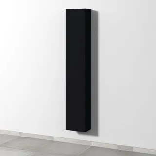 Sanipa 3way Hochschrank mit 1 Tür, Schwarz-Matt SF16008