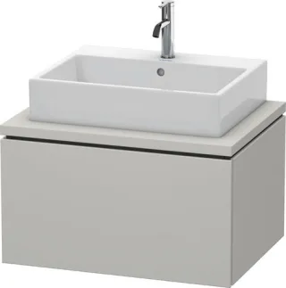 Duravit L-Cube Konsolenwaschtischunterbau wandhängend Betongrau Matt 720x547x400 mm - LC581100707 LC581100707