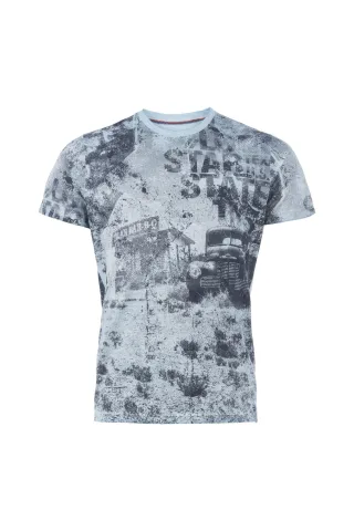 squesto - Shirt 1/2 aruba blue - Gr. - M