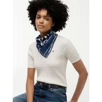Tommy Hilfiger Modetuch TOMMY SCRIPT SILK SQUARE