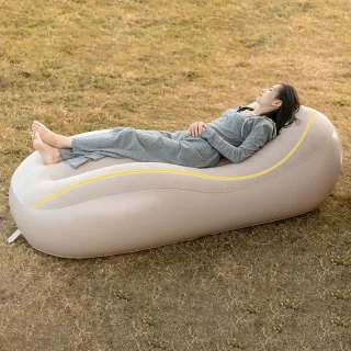 Xmund Fast Inflatable Air Sofa Bed, Outdoor Portable Air Mattress, Lazy Camping Automatic Inflatable Sleeping Mat 175*68