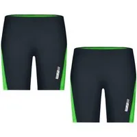 James & Nicholson Laufhose Doppelpack kurze Damen Laufhose Ladies' Running Short Tights JN477 (Doppelpack, 2er-Pack) Weiche, elastische Qualität mit Elasthan
