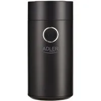 Adler Kaffeemühle Adler AD 4446bs Kaffeemühle schwarz/silber bis 75g