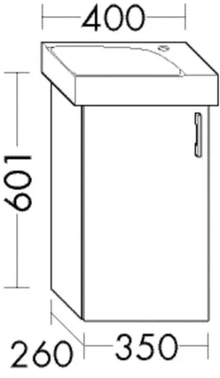 Burgbad WTU.-Schr. Sys30 PG2 Echo 601x350x260 Tectona Dekor Zimt, WYSS035LF6326 WYSS035LF6326