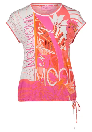 betty barclay - so cosy - - Printshirt red/white - Gr. - 38
