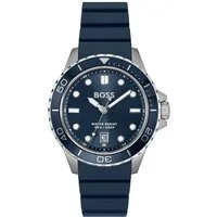 BOSS Quarzuhr TROPER SPORT 1514292, Armbanduhr, Herrenuhr, Silikonarmband, analog, Tag