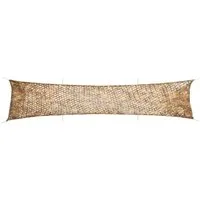 vidaXL Tennisnetz, Tarnnetz mit Aufbewahrungstasche 706x140 cm Sandfarbe