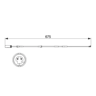 Bosch Warnkontakt f?r Bremsbel?ge BMW X1 1987473516
