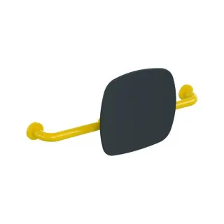 Hewi 801 Rückenstütze 801.51.916218 Wandabstand 150mm, Lehne anthrazitgrau, senfgelb