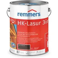 Remmers Holzschutzlasur HK-Lasur 3in1 ebenholz 5 Liter für aussen, 3facher Holzschutz mit Imprägnierung + Grundierung + Lasur