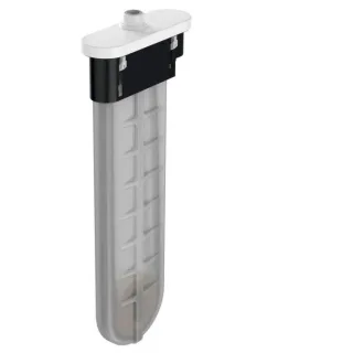 hansgrohe sBox Wannenrandset 28020700 oval, für Wannen- oder Fliesenrandmontage, mattweiß