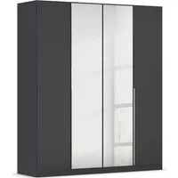 OTTO home Drehtürenschrank Kleiderschrank Schrank Garderobe AGORDO mit Dekor- oder Hochglanzfront (in zwei Griff-Farben, Breiten 91-405 cm) durchdachte Innenausstattung, in 8 Breiten und 2 Höhen MADE IN GERMANY