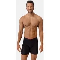 DANISH ENDURANCE Boxershorts Bamboo Extra Long Trunks 6St Superweich mit elastischem Bund & ohne Aufrollen