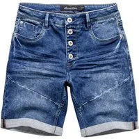 Amaci&Sons Jeansshorts NILES Jeansshorts Herren Bermuda Jeans Short Hose Regular Fit