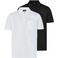 RAGMAN Poloshirt 2er Pack Basic (Spar-Set, 2-tlg) Poloshirt - Baumwolle - Atmungsaktiv