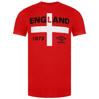 Umbro England 1872 Herren Red T-Shirt