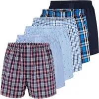 City Life Boxershorts Herren Unterhosen Baumwolle Webboxer (6er Pack) Sparpack S - 4XL (1-St)