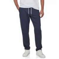 riverso Chinohose Herren Freizeithose RIVMarco Regular Fit Hose mit Leinenanteil und Zugbandverschluss