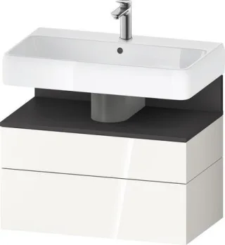 Duravit Qatego Waschtischunterbau wandhängend Weiß Hochglanz 790x470x590 mm - QA4394049220010 QA4394049220010
