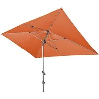doppler® Rechteckschirm Expert auto tilt 2x3m terracotta Sonnenschirm Kurbelschirm, LxB: 235x300,00 cm, Schirm, Expert, mit Auto-Tilt Funktion und Höhenverstellung