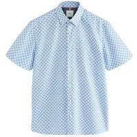 Next Businesshemd Oxford-Kurzarmhemd mit Print (1-tlg)