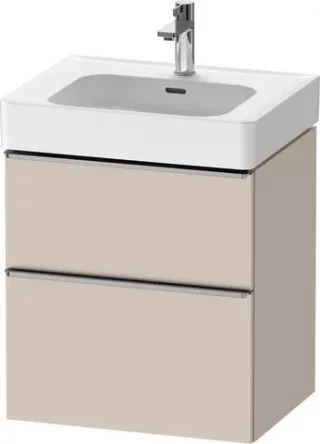 Duravit D-Neo Waschtischunterbau wandhängend Taupe Matt 584x452x625 mm - DE4376070910000 DE4376070910000