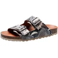 VERBENAS Pantolette Sommerschuh, Hausschuh, Strandschuh in Reptil-Optik