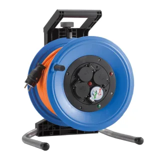 HEDI Kunststoff-Kabeltrommel Professional Plus Ø 320 mm, orange Panzerkabel Plus - K350QTF