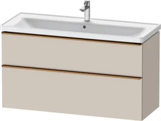 Duravit D-Neo Waschtischunterbau wandhängend Taupe Matt 1184x452x625 mm - DE4391004910000 DE4391004910000