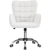 Yaheetech Drehstuhl mit Wippfunktion, Bürostuhl Ergonomischer Schreibtischstuhl höhenverstellbar