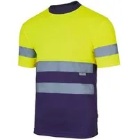 Velilla Warnschutz-Shirt T-Shirt – Reflektierend & leicht mit Kontrastdesign
