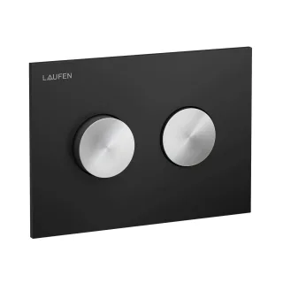 Laufen Betätigungsplatte GROOVE INEO mit Dual-Flush schw matt/Tasten Edst. gebür, H9001171240001 H9001171240001