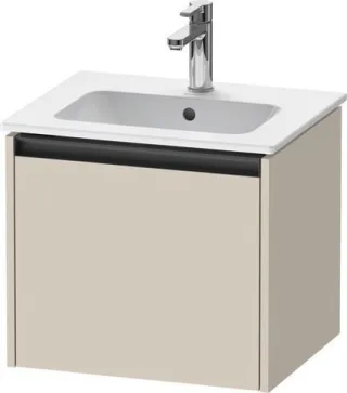 Duravit Ketho.2 Waschtischunterbau wandhängend Taupe Supermatt 510x420x440 mm - K25061083830000 K25061083830000