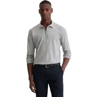 Marc O'Polo Langarm-Poloshirt Jersey regular fit aus reiner Bio-Baumwolle